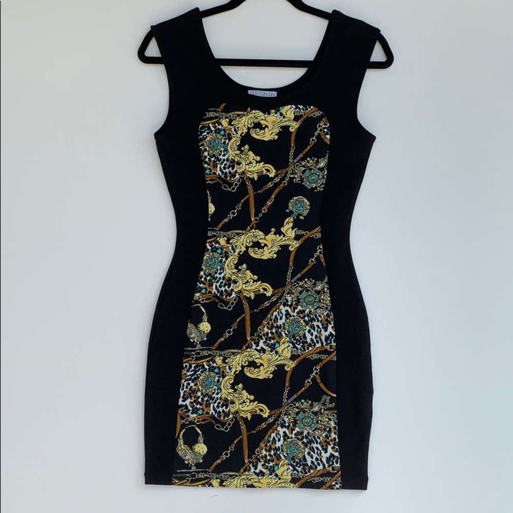 Vintage Cotton On Black Dress Size XS